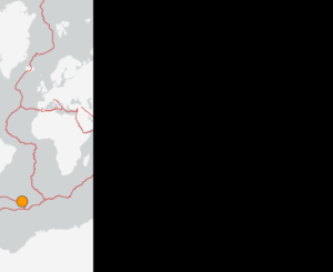 世界最新地震分布(USGS)
