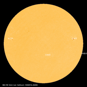 sunspots labeled