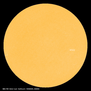sunspots labeled
