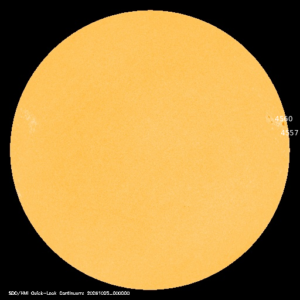 sunspots labeled